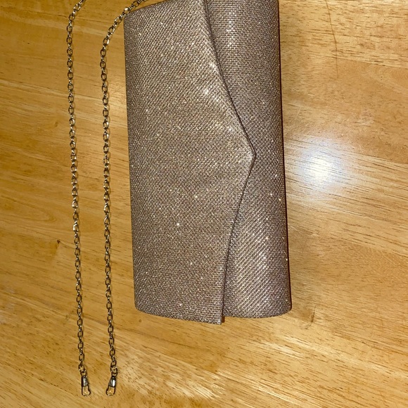 Handbags - Clutch Glitter, sparkle clutch, handbag, for wedding or formal w/ shoulder chain